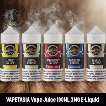 VAPETASIA Vape Juice 100ML 3MG E-Liquid in Dubai UAE