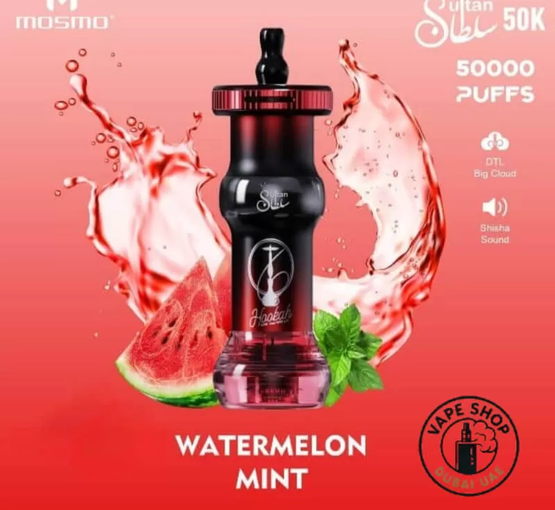 Mosmo Sultan 50000 Puffs DTL 0.3 Nicotine Hookah Disposable Vape In Dubai - Image 3
