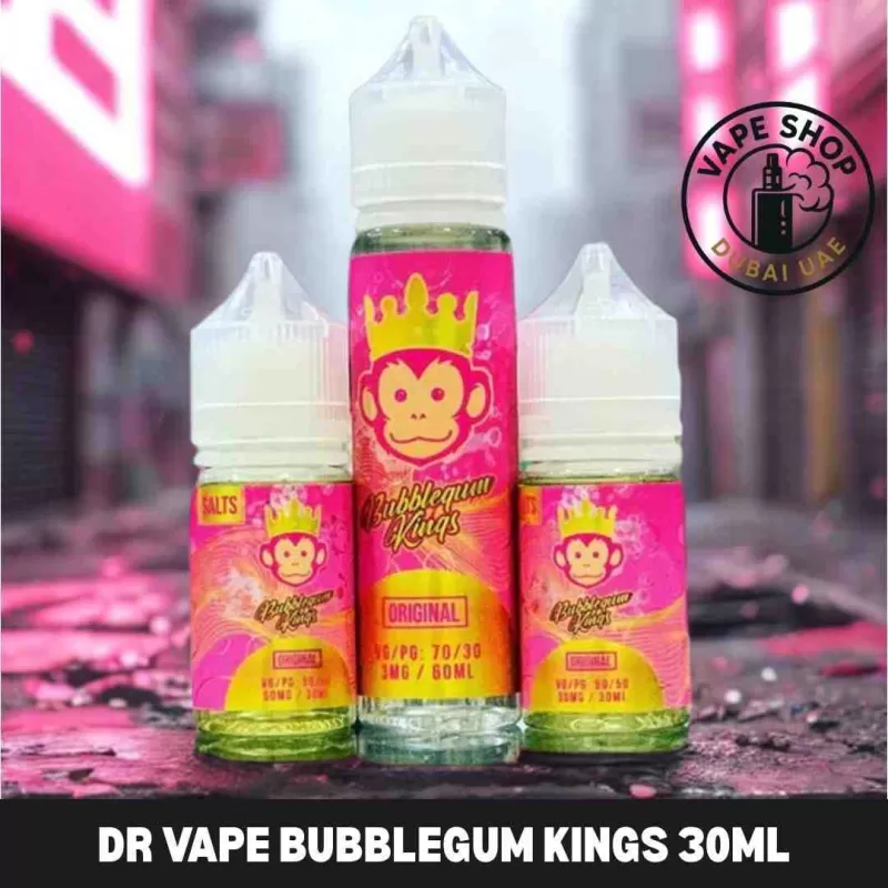 DR VAPE Bubblegum Kings Salt Nicotine 30ML E-Liquid 30mg & 50mg Buy in Dubai UAE