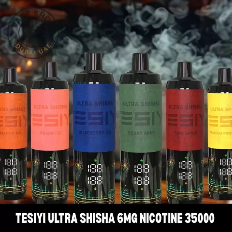 TESIYI ULTRA SHISHA 6MG NICOTINE 35000 PUFFS UAE