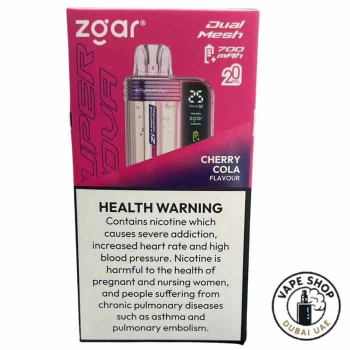 Zgar Supernova 30000 Puffs Disposable Vape 20mg In Dubai - Image 2