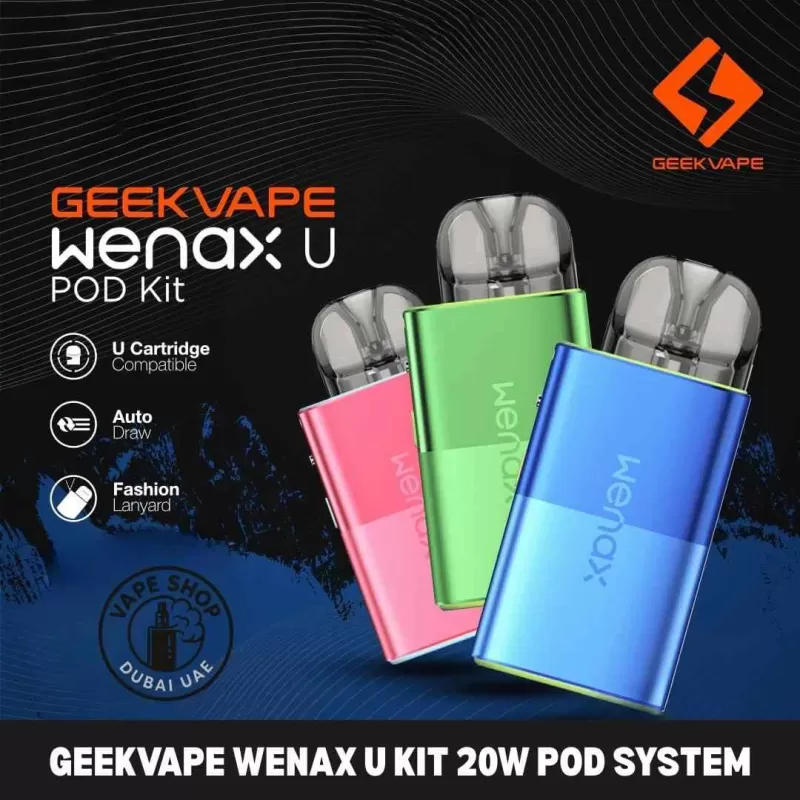 GEEKVAPE Wenax U Kit 20W Pod System 1000mAh Vape Kit in Dubai, UAE