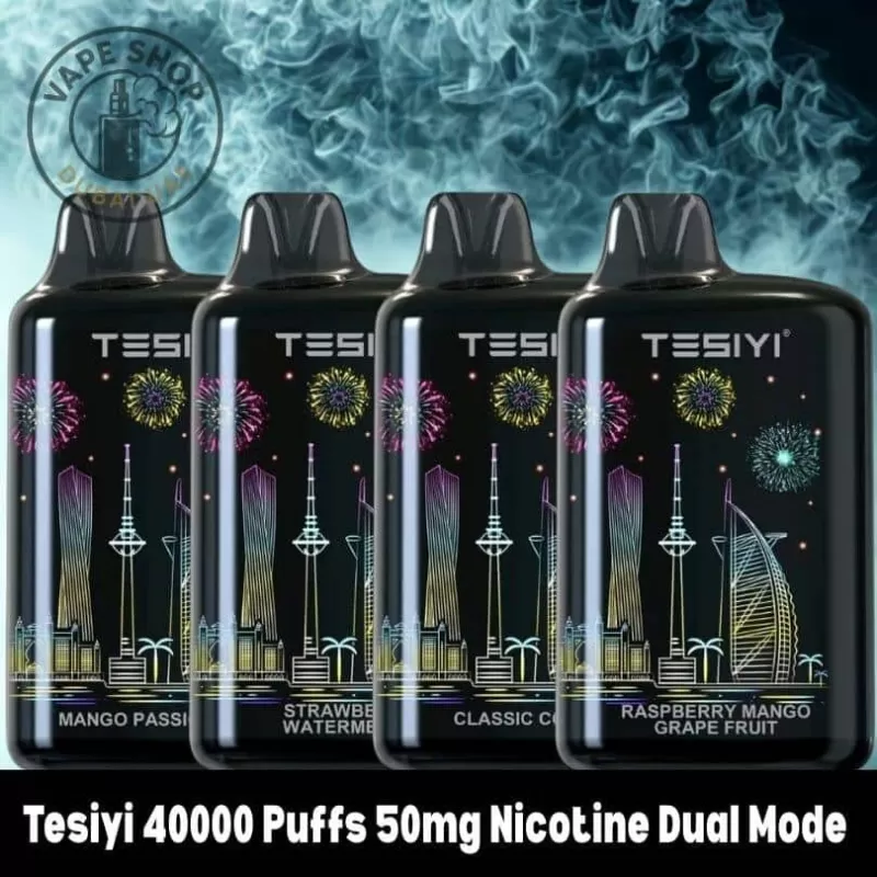 Tesiyi 40000 Puffs 50mg Nicotine Dual Mode Disposable Vape