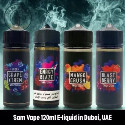 Sam Vape 120ml E-liquid in Dubai, UAE