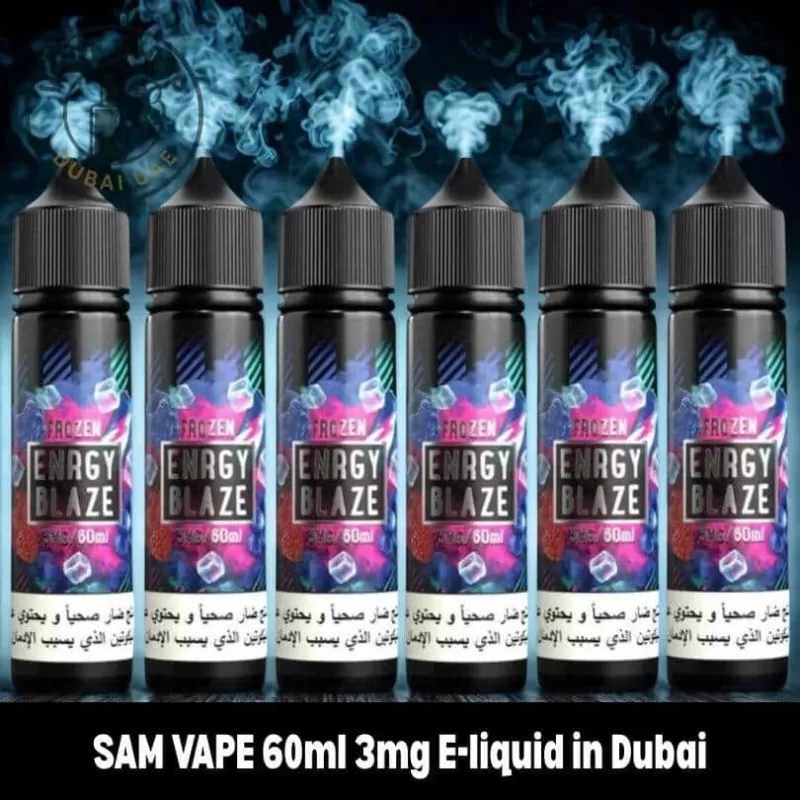 SAM VAPE 60ml 3mg E-liquid in Dubai