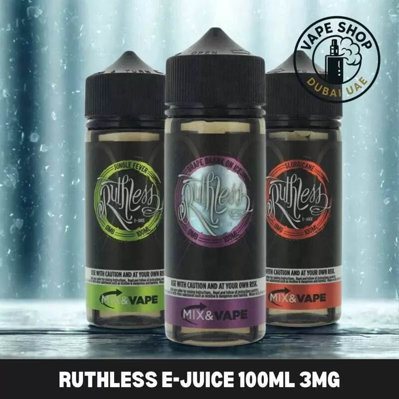 Ruthless 100ML 3mg E-juice Buy in Dubai UAE