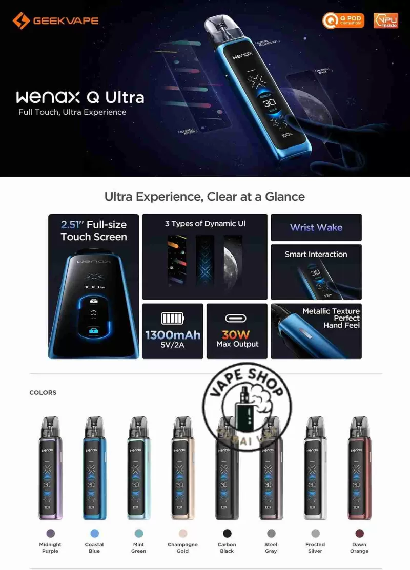 GEEKVAPE Wenax Q Ultra Pod System - Image 2