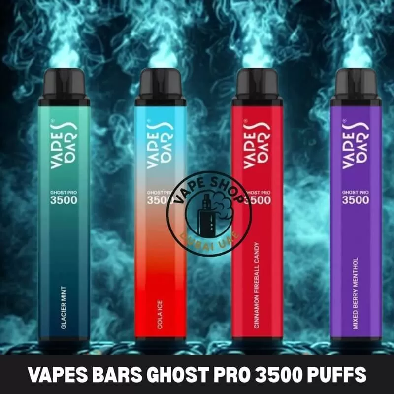 Vapes Bars Ghost Pro 2% nicotine 3500 Puffs Disposable in Dubai UAE