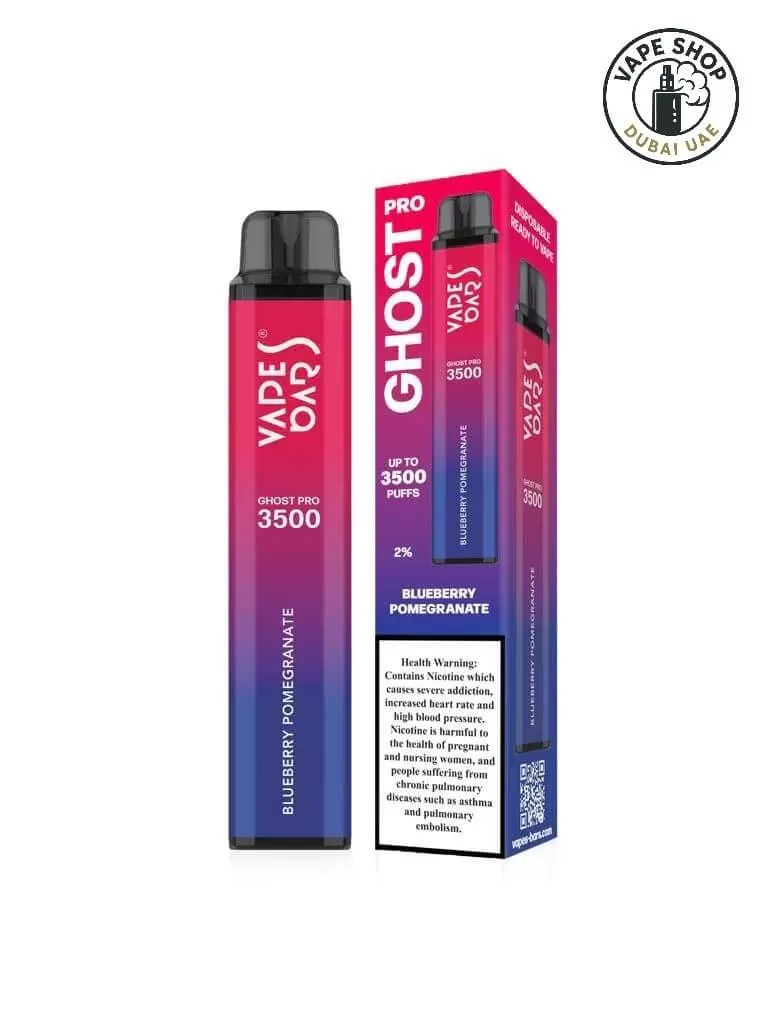 Vapes Bars Ghost Pro 2% nicotine 3500 Puffs Disposable in Dubai UAE - Image 3