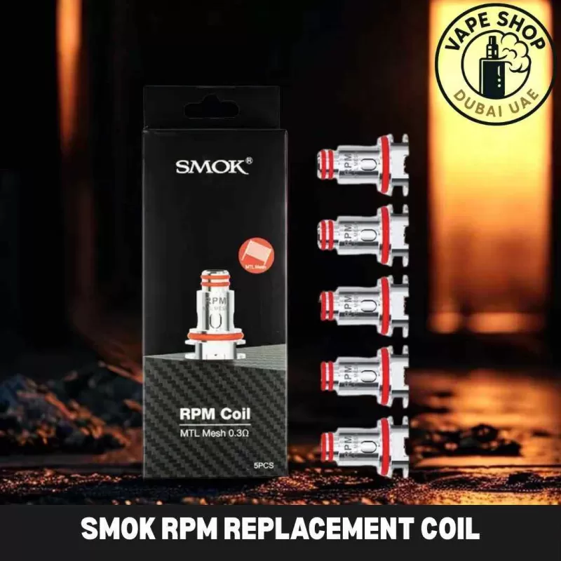 SMOK RPM Replacement Coil 5pcs Buy in UAE Dubai Vape Shop