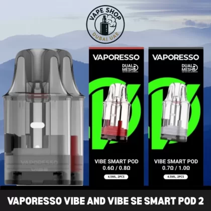 Vaporesso Vibe and Vibe SE Smart Pod 2 in 1 Pack Cartridge In Dubai, UAE