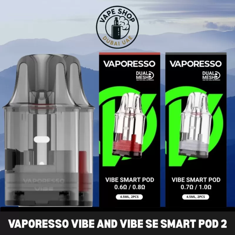 Vaporesso Vibe and Vibe SE Smart Pod 2 in 1 Pack Cartridge In Dubai, UAE
