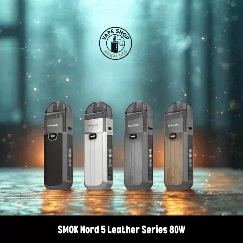 SMOK Nord 5 Leather Series 80W Pod System kit In Dubai