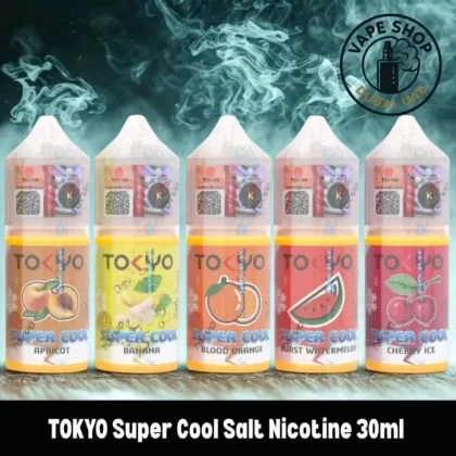 TOKYO Super Cool Salt Nicotine 30ml Vape Juice 35mg and 50mg E-Liquid