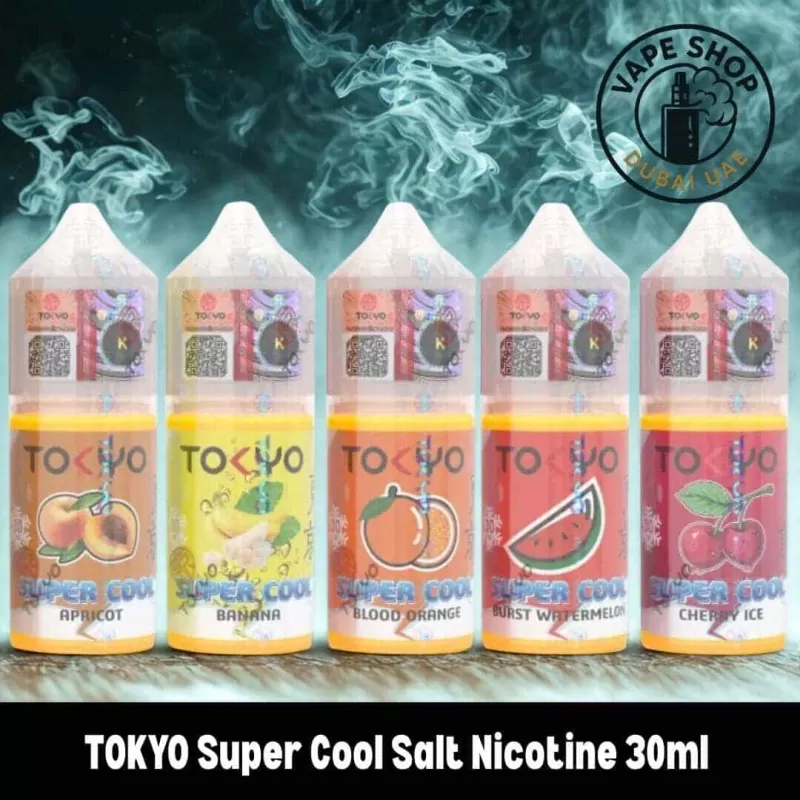 TOKYO Super Cool Salt Nicotine 30ml Vape Juice 35mg and 50mg E-Liquid