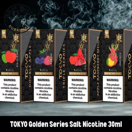TOKYO Golden Series Salt Nicotine 30ml Vape Juice 30mg & 50mg E-Liquid