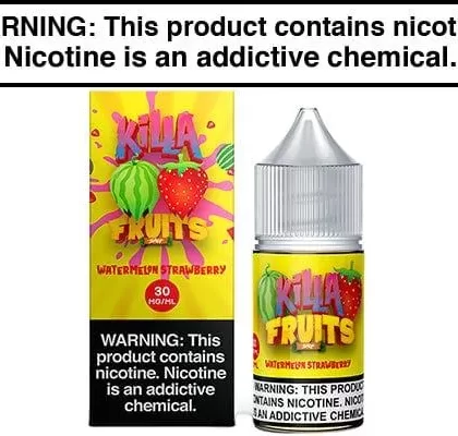 WATERMELON STRAWBERRY BY KILLA FRUITS SALT 30ML