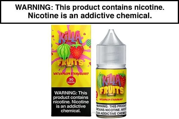 WATERMELON STRAWBERRY BY KILLA FRUITS SALT 30ML