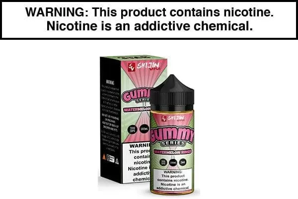 WATERMELON RINGS BY GUMMY O’S SHIJIN VAPOR 100ML