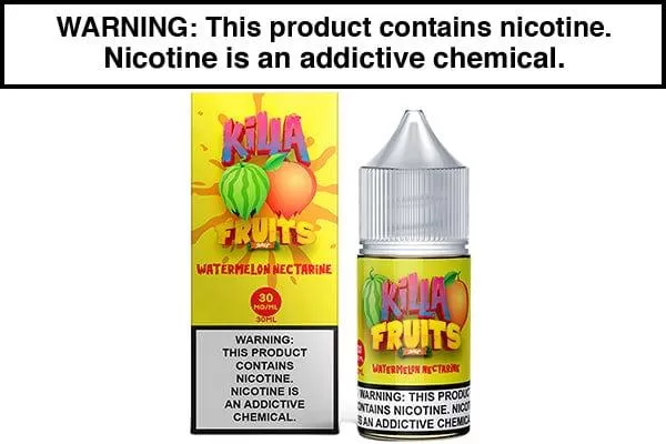 WATERMELON NECTARINE BY KILLA FRUITS SALT 30ML