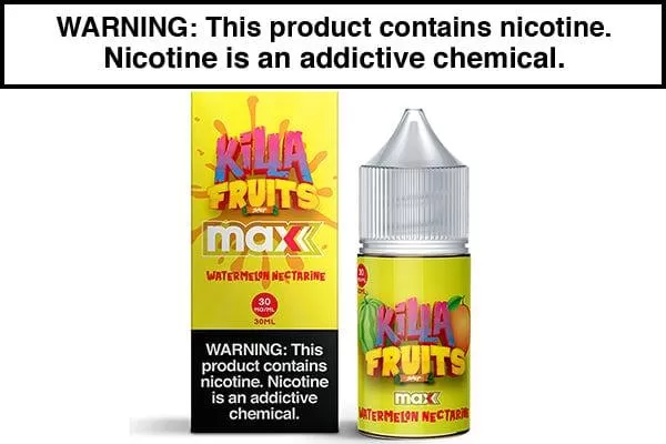 WATERMELON NECTARINE BY KILLA FRUITS SALT 30ML - Image 2