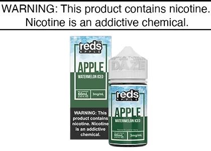 WATERMELON APPLE ICED BY REDS E JUICE 60ML/100ML
