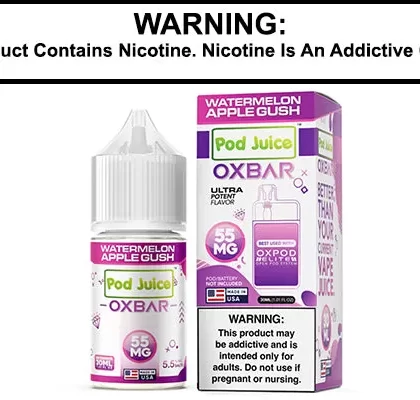 WATERMELON APPLE GUSH BY OXBAR X POD JUICE SALT 30ML