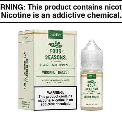 VIRGINIA TOBACCO BY FOUR SEASONS SALTS 30ML