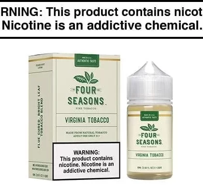 VIRGINIA TOBACCO BY FOUR SEASONS 30ML/60ML