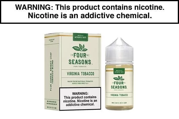 VIRGINIA TOBACCO BY FOUR SEASONS 30ML/60ML
