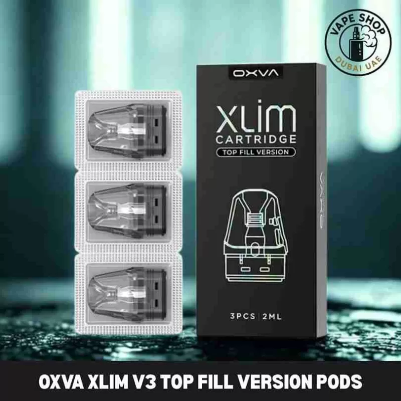 OXVA Xlim V3 Top Fill Version Pods 0.6ohm, 0.8ohm, 1.2ohm Pod Cartridge Replacement Pod in Dubai, UAE