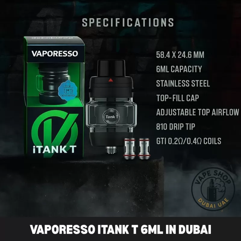 Vaporesso ITank T 6ml In Dubai