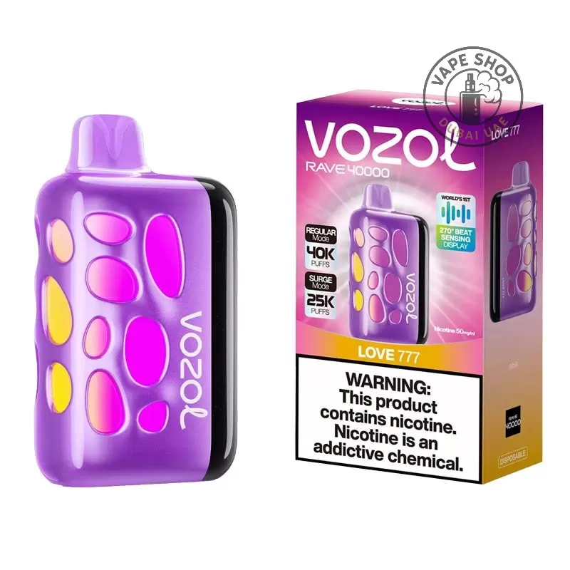 Vozol Rave 40000 puffs 20MG and 50mg nicotine - Image 3
