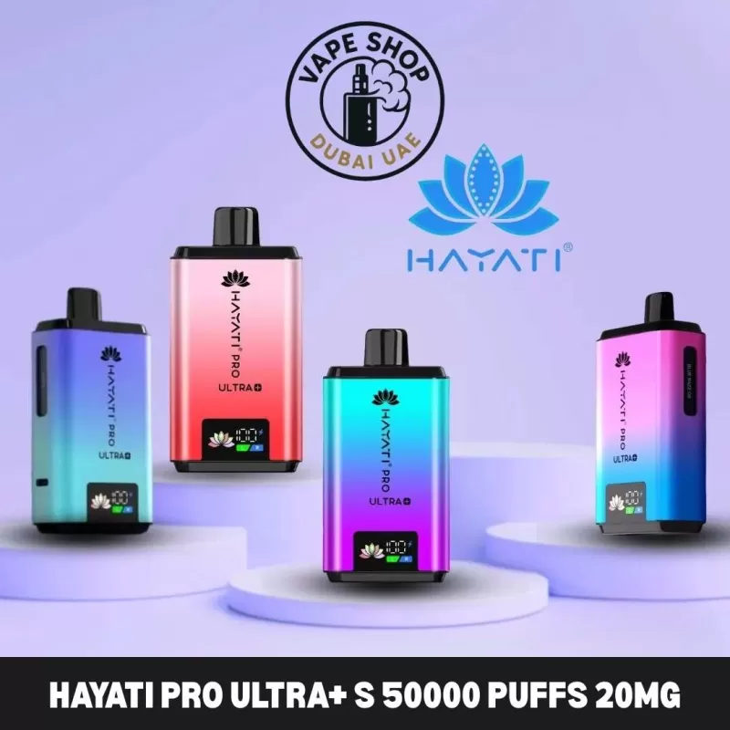 Hayati Pro Ultra+ S 50000 Puffs 20MG Nicotine In Dubai