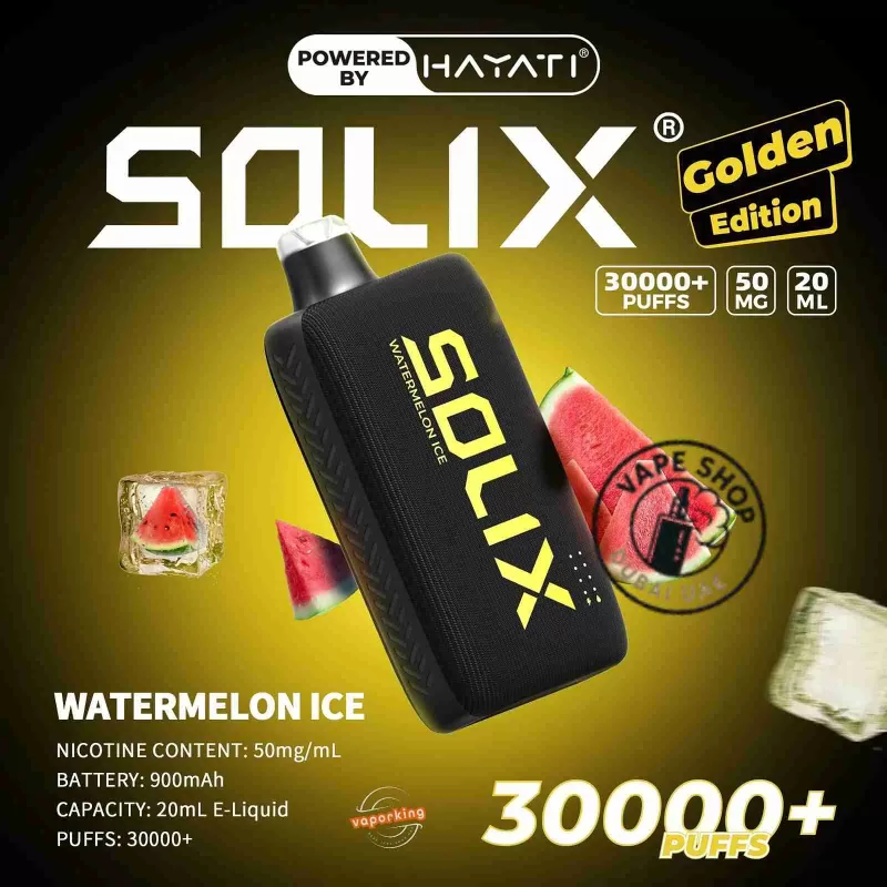 Hayati Solix 30000 Puffs 50MG Nicotine Disposable Vape In Dubai - Image 2