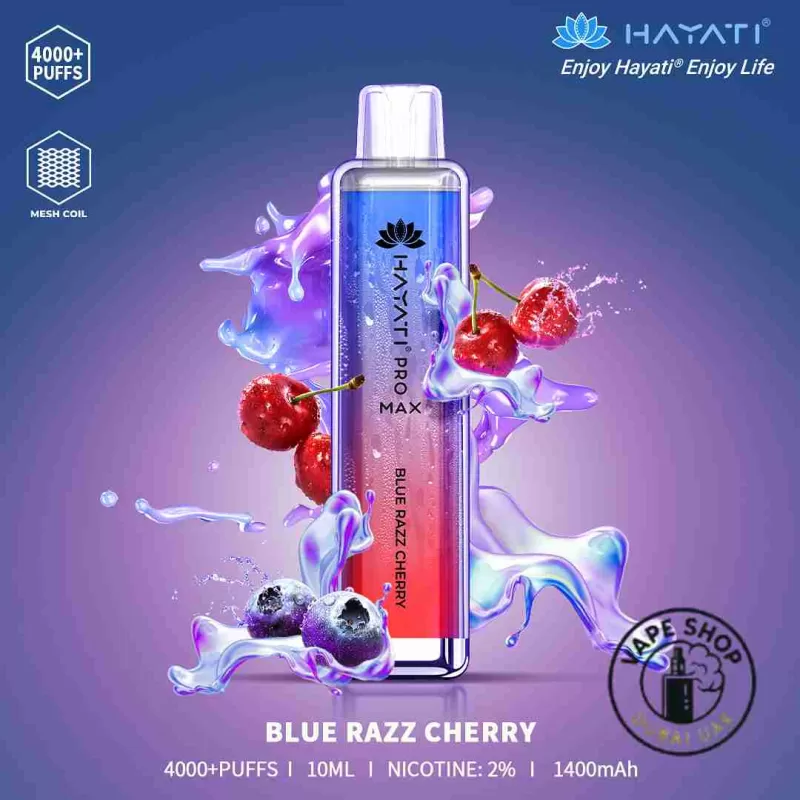 HAYATI Pro Max 4000 Plus Puffs 20mg Disposable Vape In Dubai, UAE - Image 3