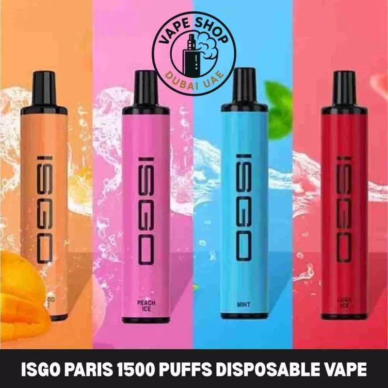 ISGO Paris 1500 Puffs Disposable Vape in UAE