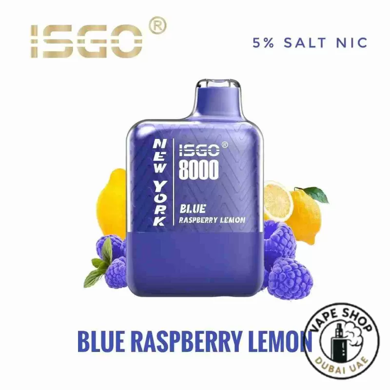 Isgo New York 8000 Puffs Rechargeable Disposable Vape In UAE - Image 2