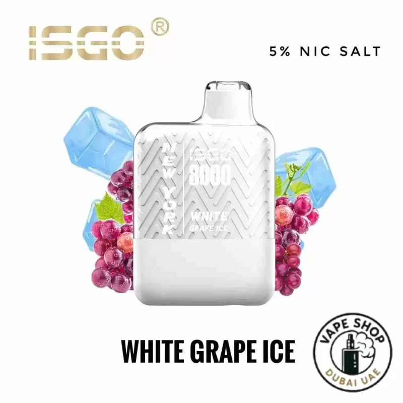 Isgo New York 8000 Puffs Rechargeable Disposable Vape In UAE - Image 3