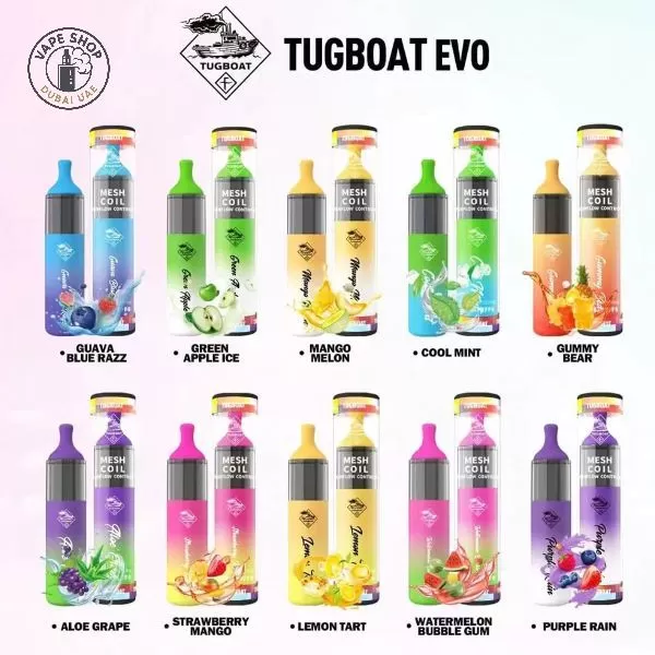 Tugboat Evo 4500 Puffs Dubai Vape Shop in dubai uae - Image 2