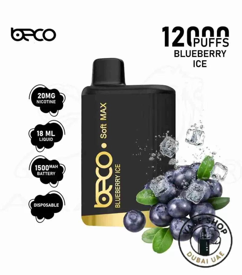 Beco Soft Max 12000 Puffs 20MG Nicotine None Rechargeable Disposable - Image 2
