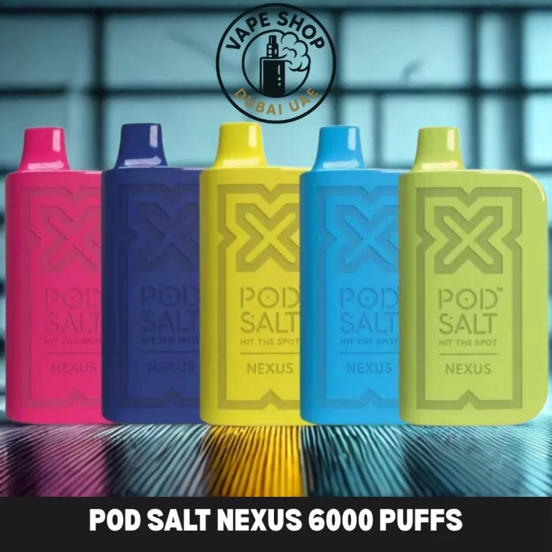 POD SALT Nexus 6000 Puffs 20mg Disposable Vape in Dubai UAE