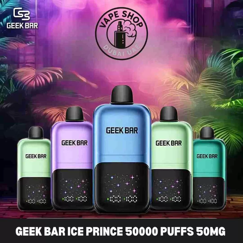 Geek Bar Ice Prince Upto 50000 Puffs 50mg Nicotine Disposable