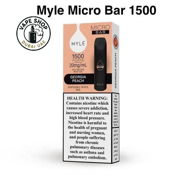 Myle Micro Bar 1500 puffs 2% (20mg) Disposable in dubai - Image 2