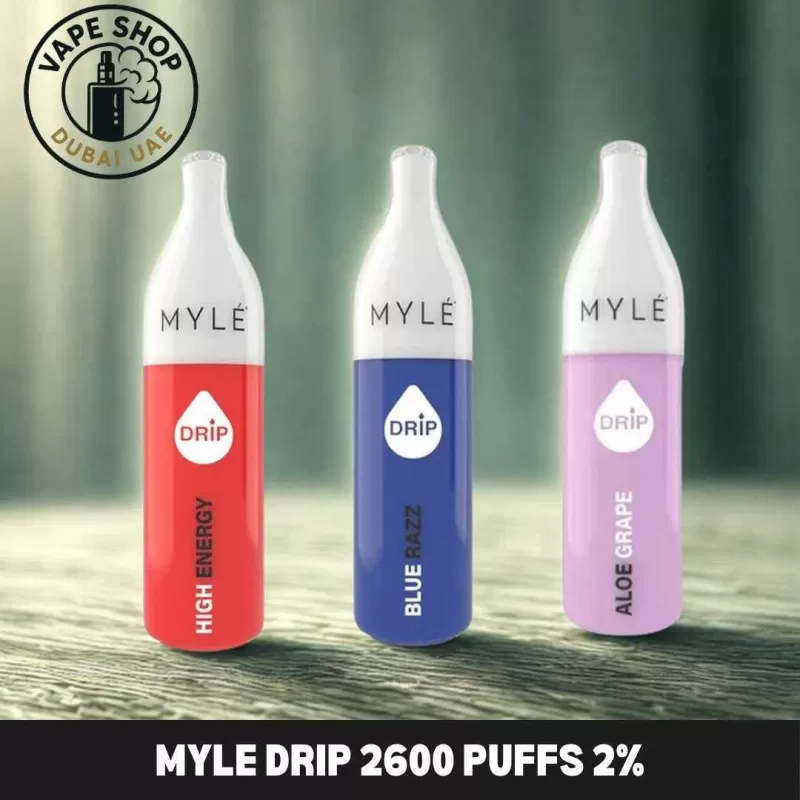 Myle Drip 2600 Puffs 2% disposable vape shop in dubai