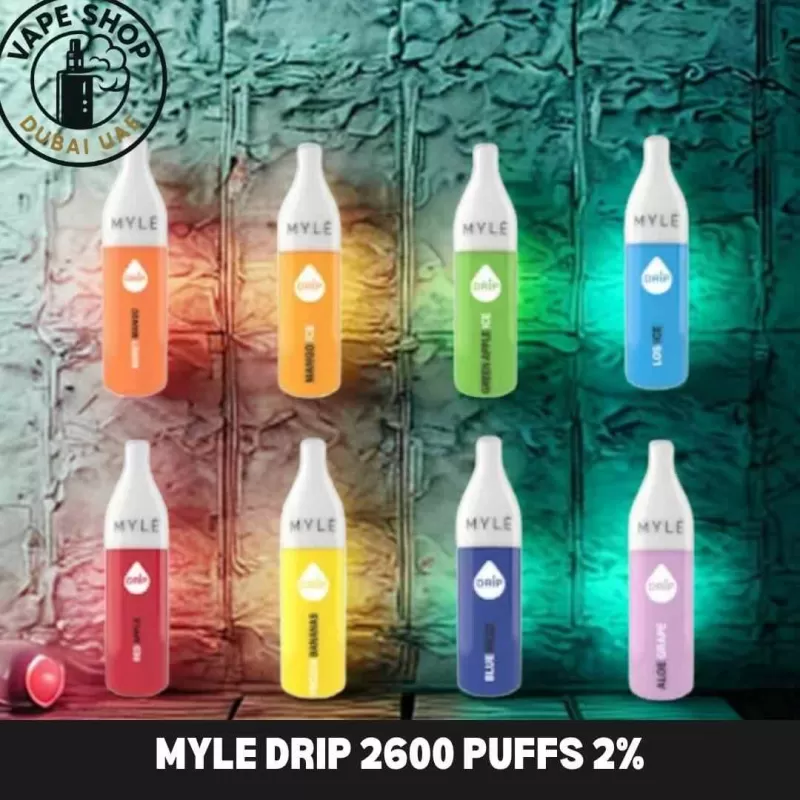 Myle Drip 2600 Puffs 2% disposable vape shop in dubai - Image 2