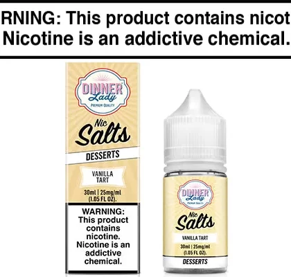 VANILLA TART BY DINNER LADY SALTS 30ML