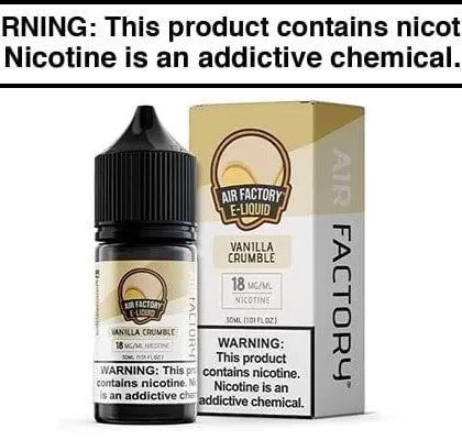 VANILLA CRUMBLE BY AIR FACTORY SALT 30ML