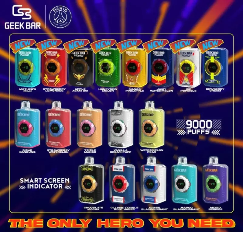 GEEK BAR PSG9000 DISPOSABLE VAPE POD