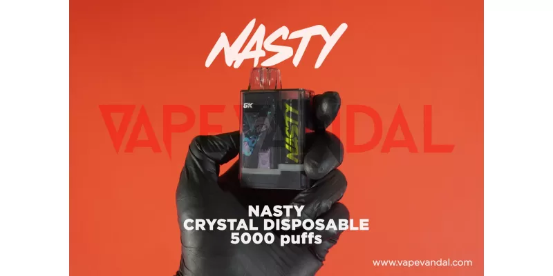 NASTY CRYSTAL DISPOSABLE VAPE POD 5000 PUFFS - Image 2